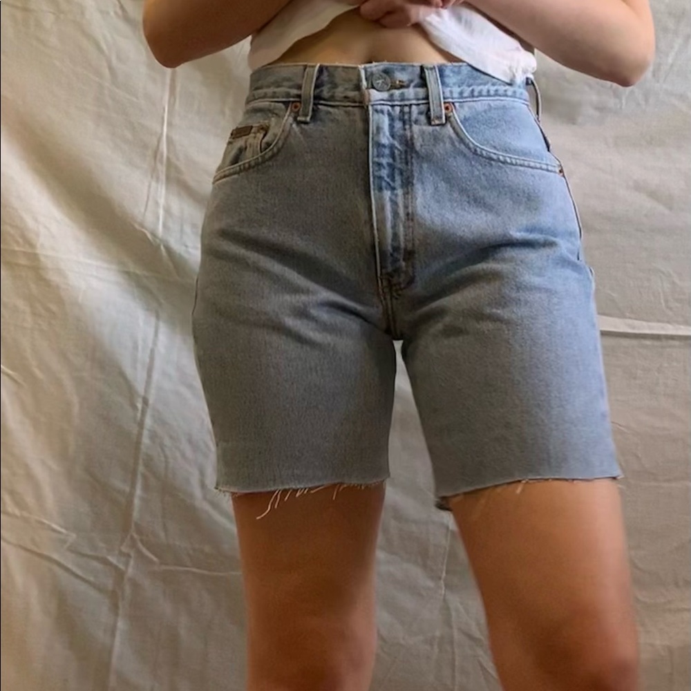 Vintage Calvin Klein high waisted denim cutoffs